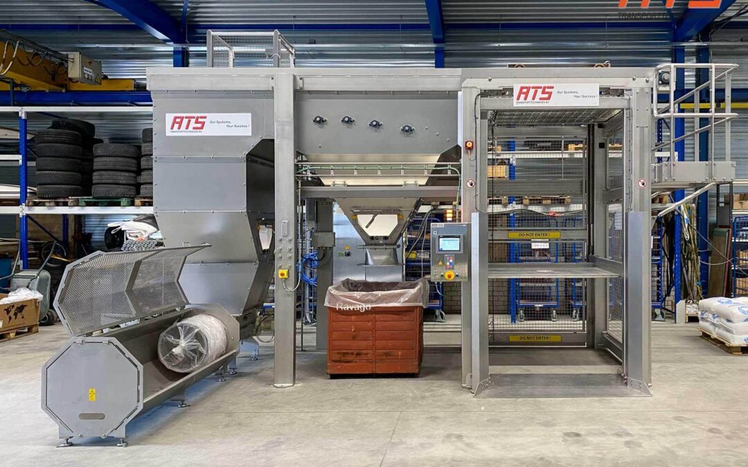 Bag-emptying machine – Stainless steel for pharmaceutical purpose