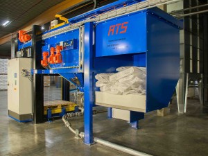 Bag-emptying machine – standard unit with pneumatic transport